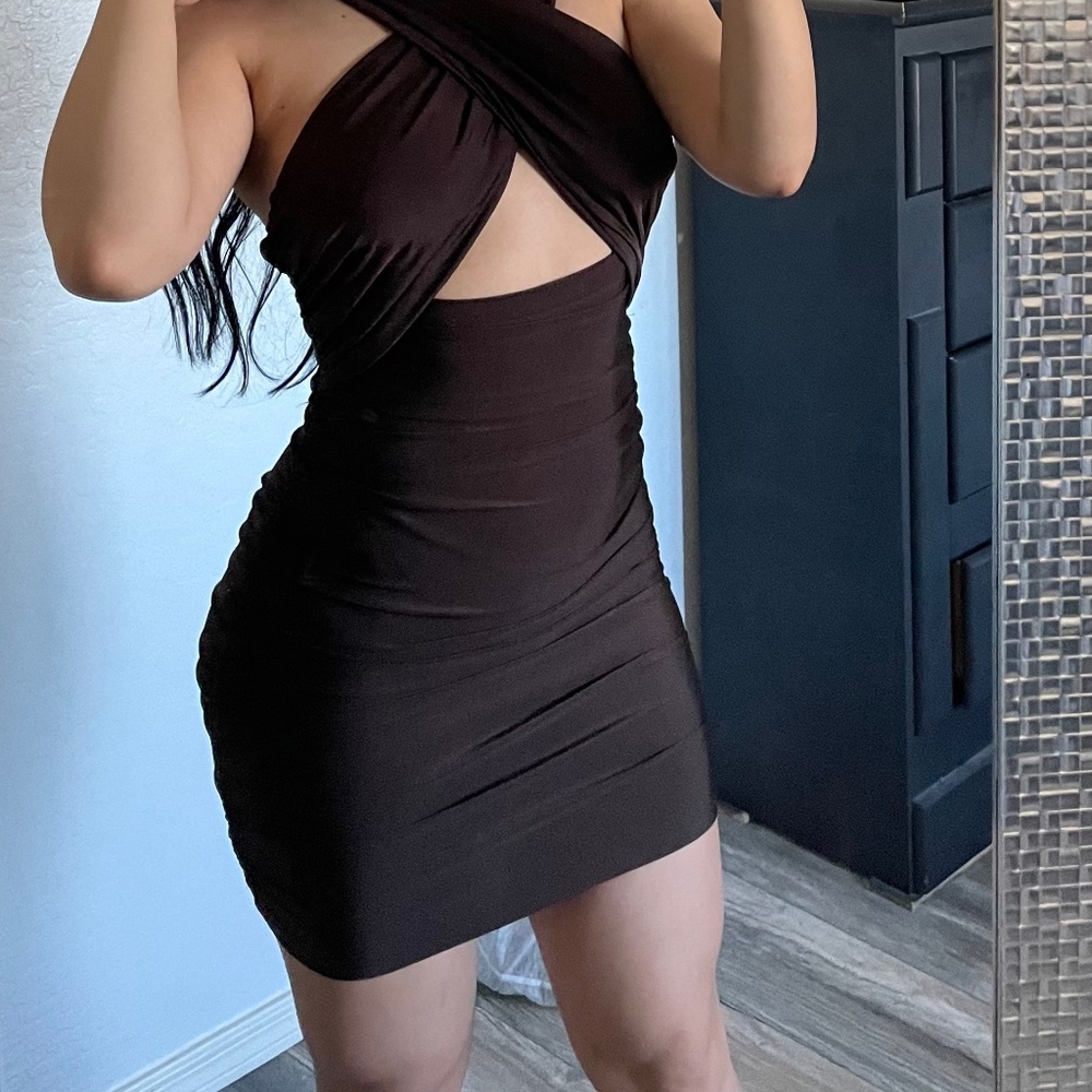 Halter Criss Cross Dress